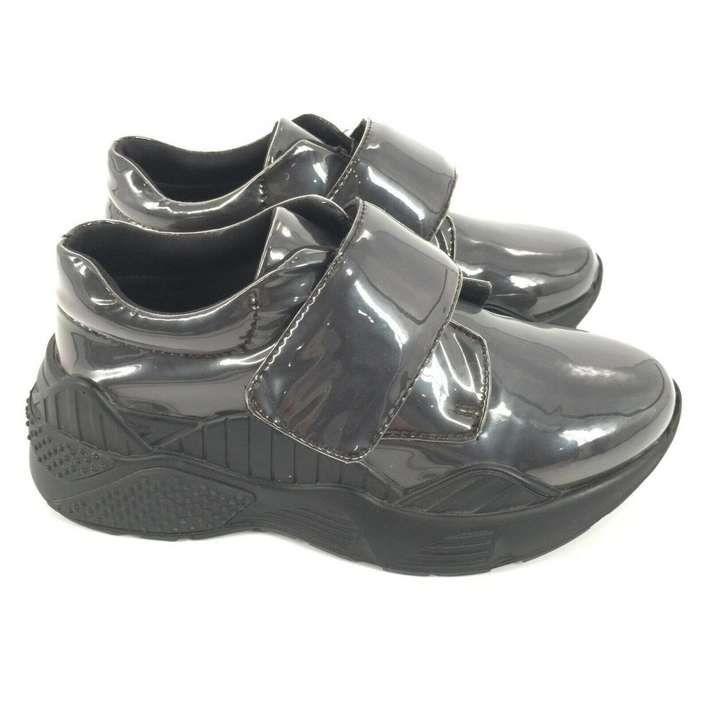 Jeffrey Campbell Blade Runner Sneakers Size 6 Black Platform Bubble Trainer